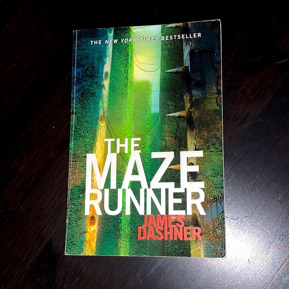 “The Maze Runner” by James Dashner. Paperback.